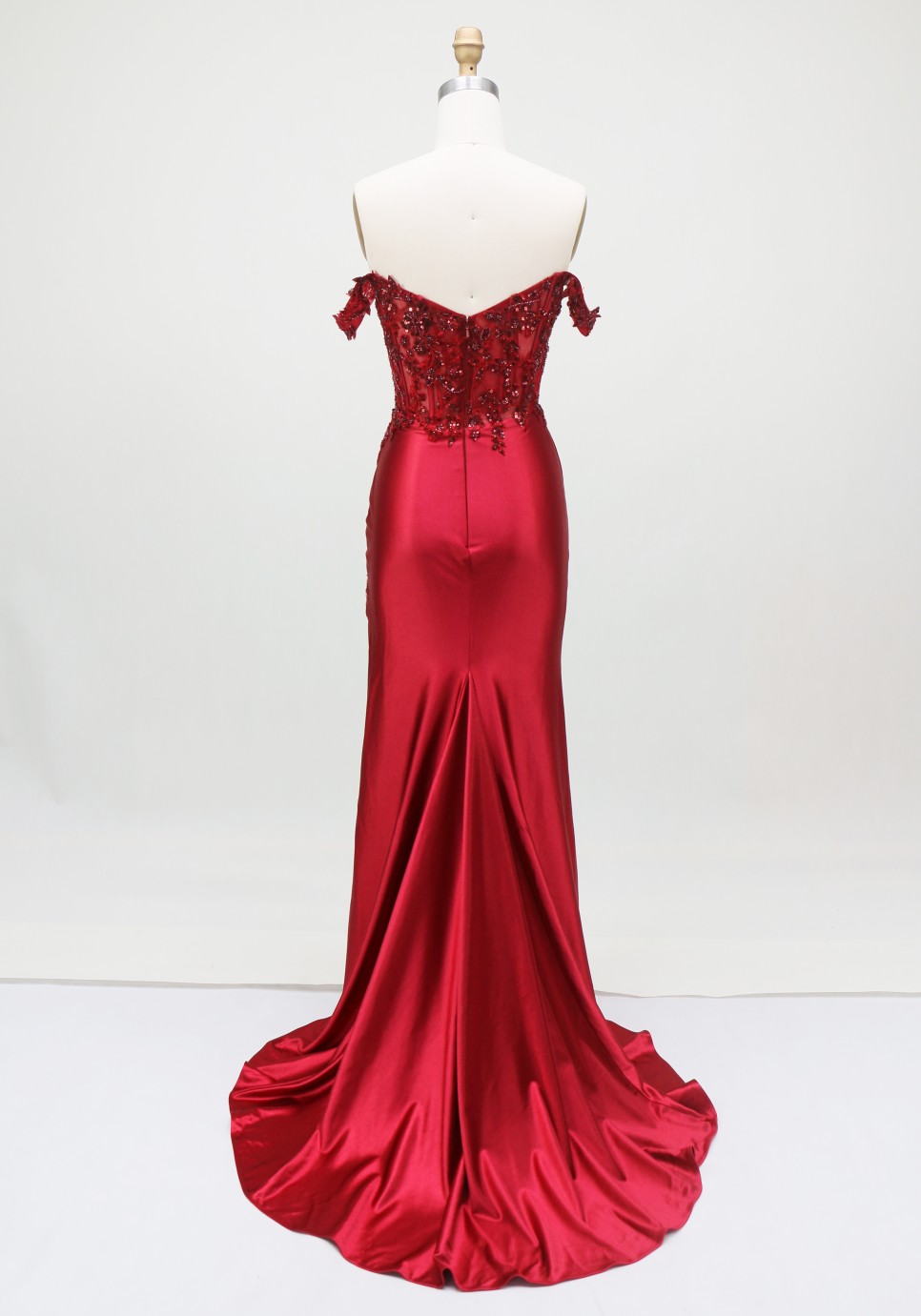 Red Evening Dresses Luxury Fancy Sequins Boning Prom Gowns Luxe Evening Christmas Part Dress for Girl