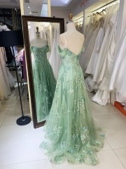 2026 Slit Gown Butterfly Evening Dresses Backless New Satin Dresses with Special Designs for Women