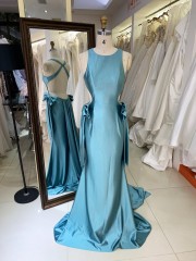 2026 Slit Gown Butterfly Evening Dresses Backless New Satin Dresses with Special Designs for Women