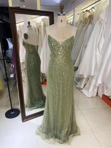 Luxury Prom Dresses Evening Dress Buying in Bulk Wholesale With Beading Evening Night Elegant Dress