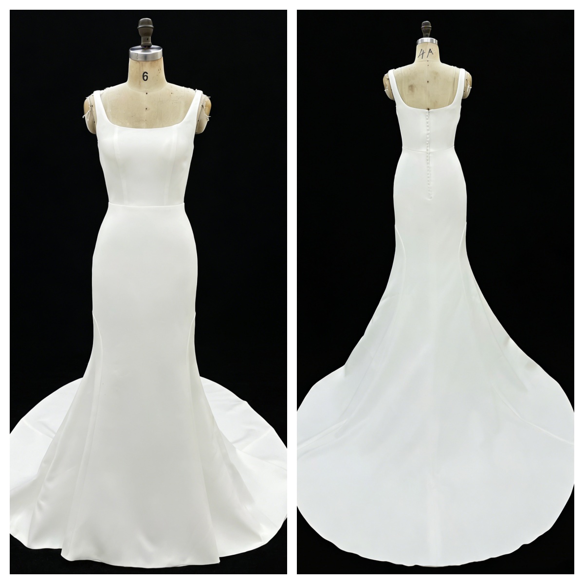 2026 Elegant Simple Design Bridal Floor-Length Wedding Gown Classic for Brides