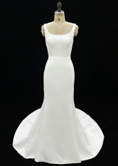 2026 Elegant Simple Design Bridal Floor-Length Wedding Gown Classic for Brides