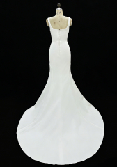 2026 Elegant Simple Design Bridal Floor-Length Wedding Gown Classic for Brides