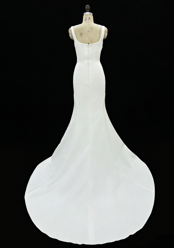 2026 Elegant Simple Design Bridal Floor-Length Wedding Gown Classic for Brides