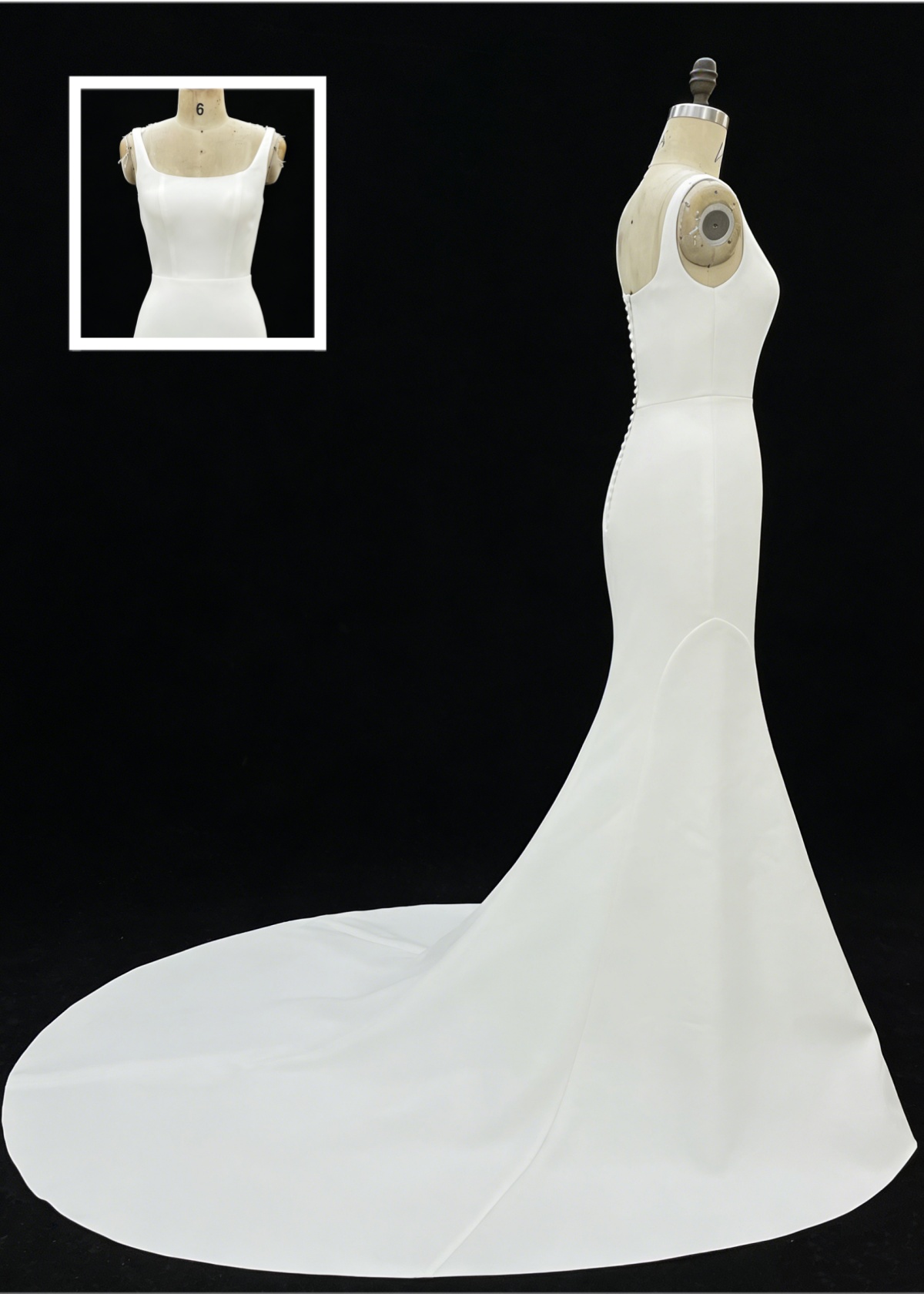 2026 Elegant Simple Design Bridal Floor-Length Wedding Gown Classic for Brides