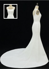 2026 Elegant Simple Design Bridal Floor-Length Wedding Gown Classic for Brides