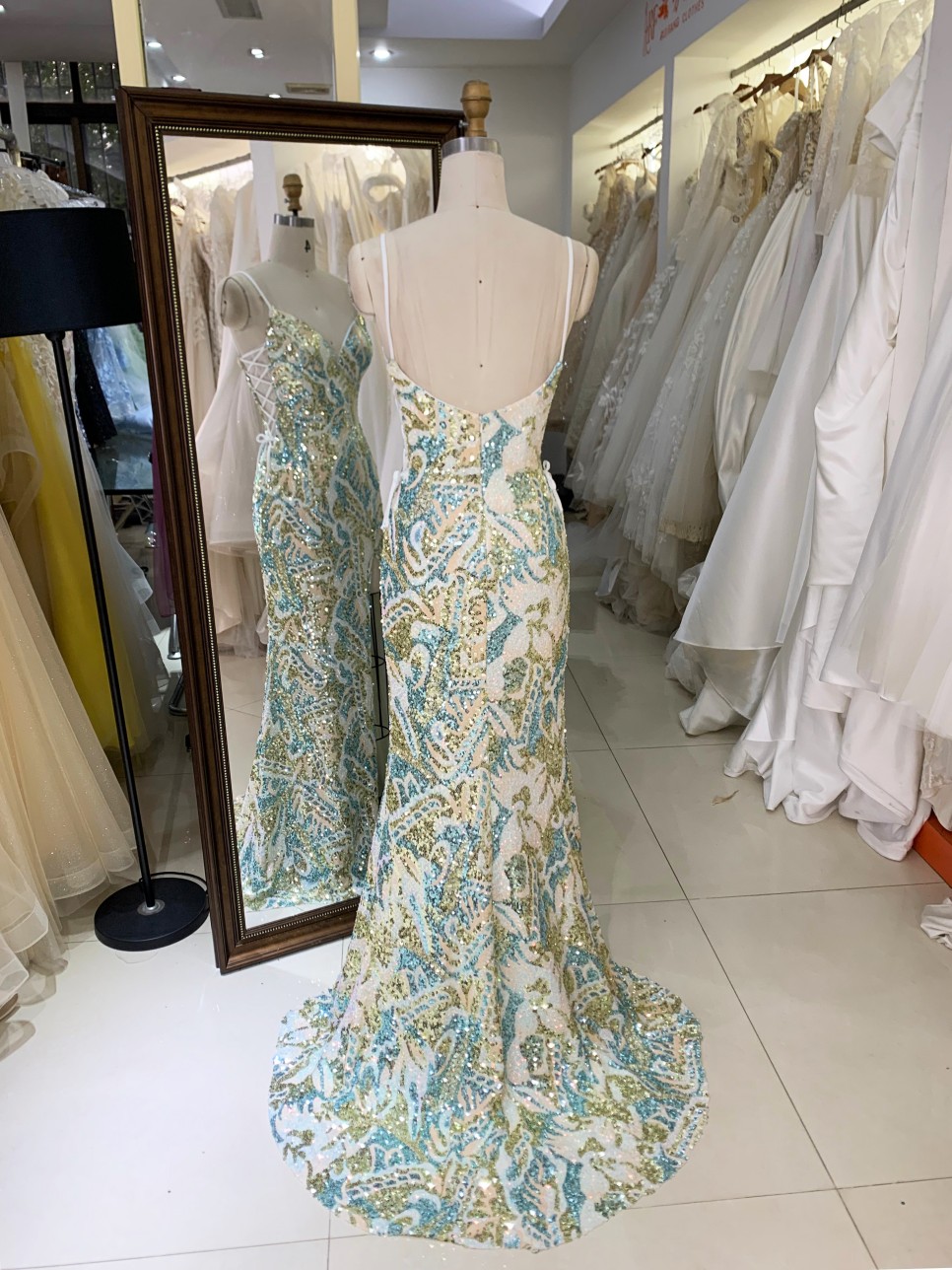 2026 New Design Classical Design with Beaded Elegant Evening Prom Dress With Zipper Back Evening Long Dress