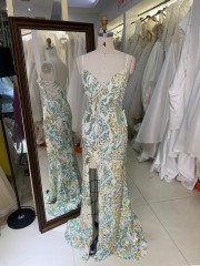 2026 New Design Classical Design with Beaded Elegant Evening Prom Dress With Zipper Back Evening Long Dress