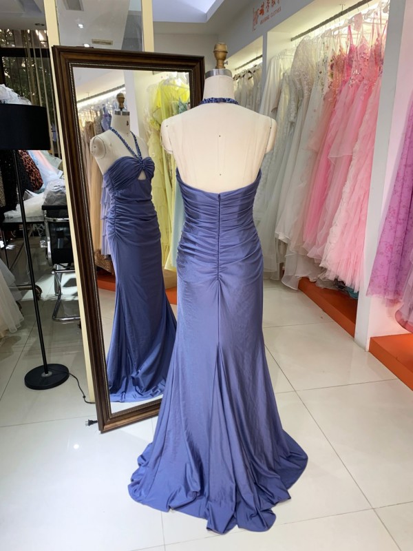 2026 Special Design Upper Body Sexy Satin Fabric Prom Dress Host Selling Evening Dress
