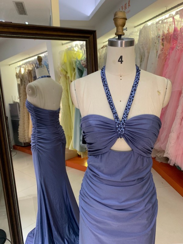 2026 Special Design Upper Body Sexy Satin Fabric Prom Dress Host Selling Evening Dress