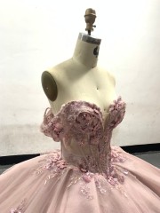 2026 Quinceanera Dresses Flower Beading Lace Crystal Sweetheart Vestidos De 15 Anos Birthday Party Prom