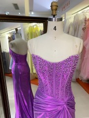 Premium A-Line Sparkly Short Homecoming Dress Dot Satin Floral Appliques Evening Gown High Quality for Boutique Wholesaler