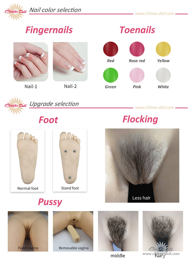 Climax doll pussy and fingernails styles