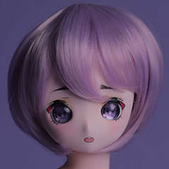 9.Purple short hair