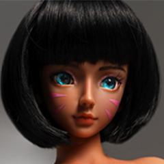 Black short hair