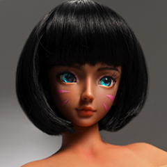 Black short hair