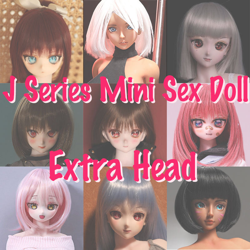 Extra J Series Silicone Mini Sex Doll Head | CLM(Climax Doll)