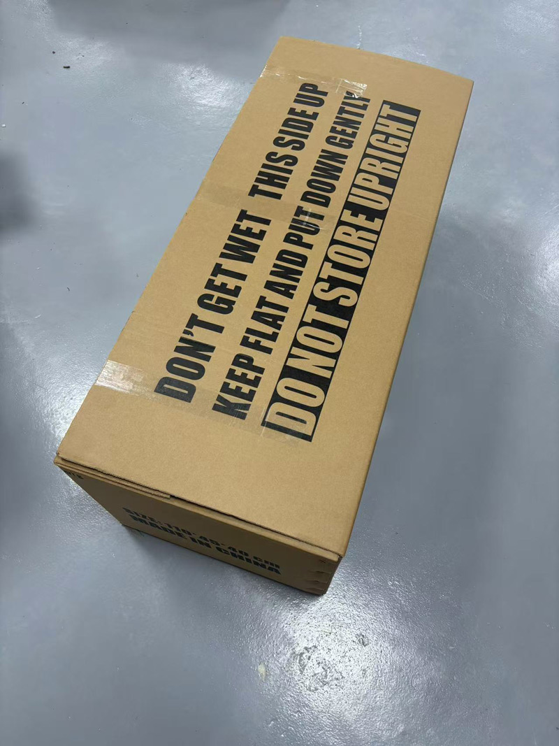 Unboxing a Climax Doll package carefully