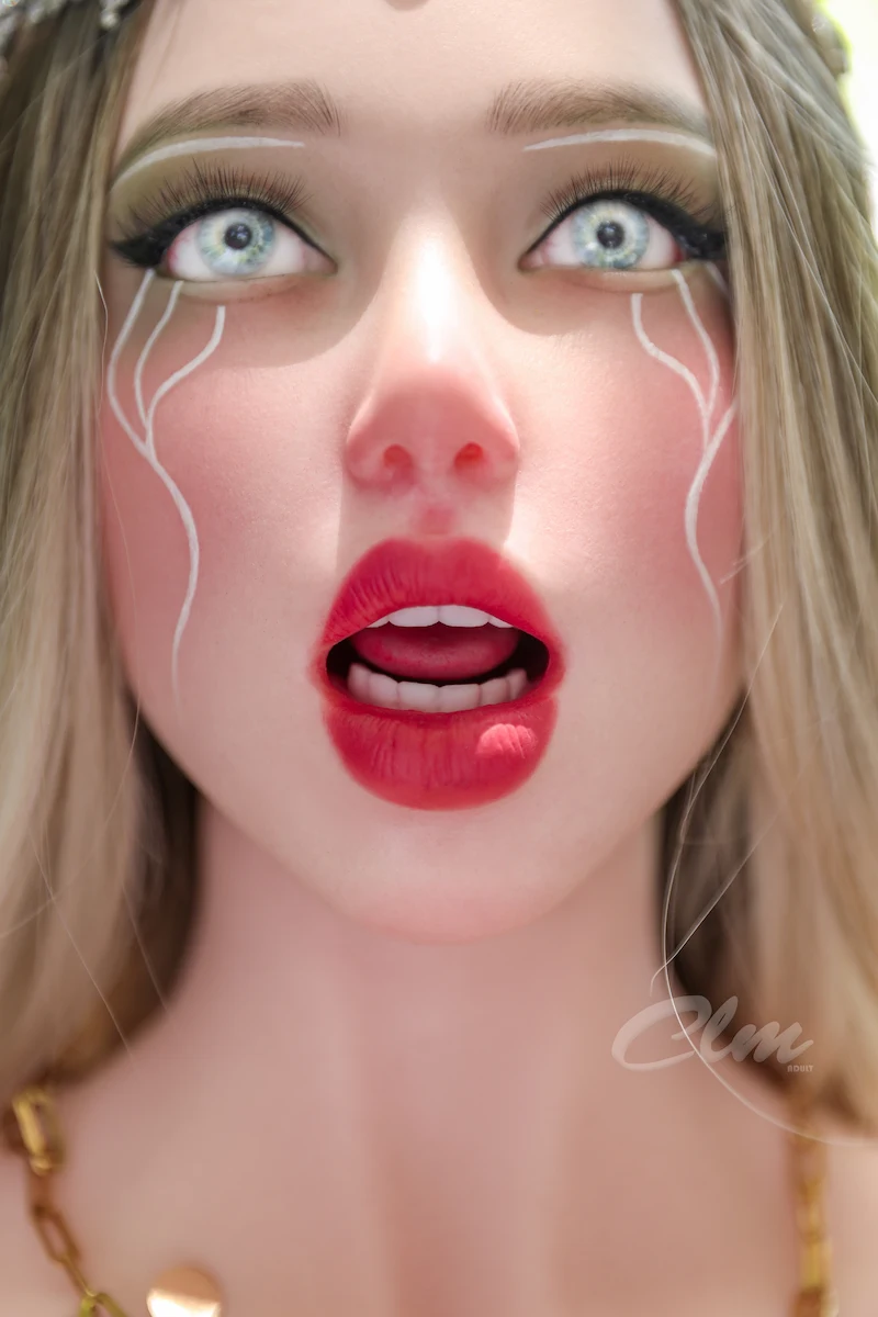 Athena-with-mouth-open-oral-display
