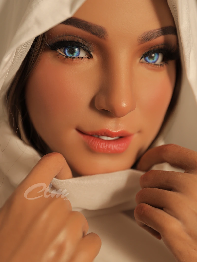 Silicone-sex-doll-Mouna-detailed-facial-showcase