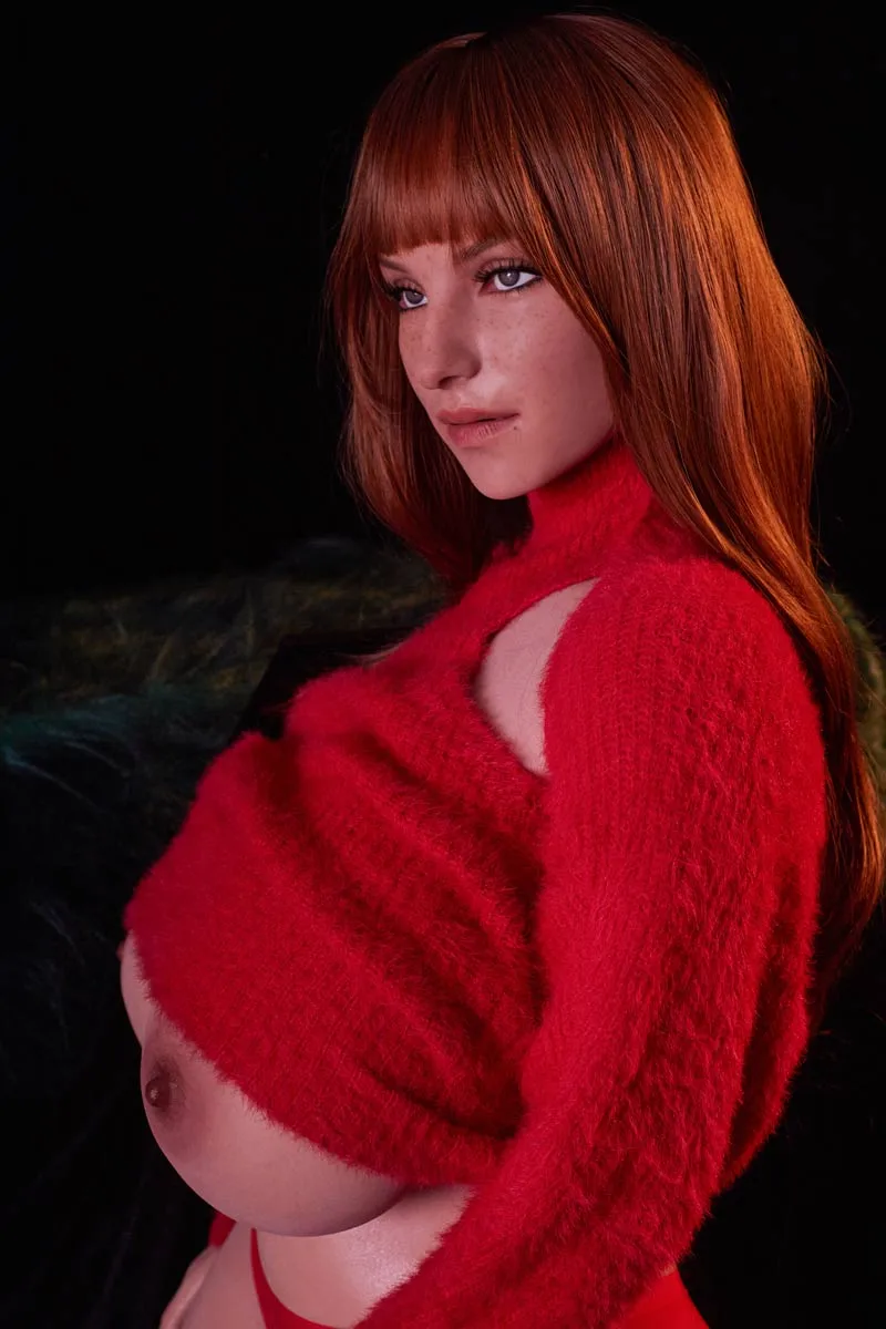 Realistic-sex-doll-Vica-upper-body-side-view