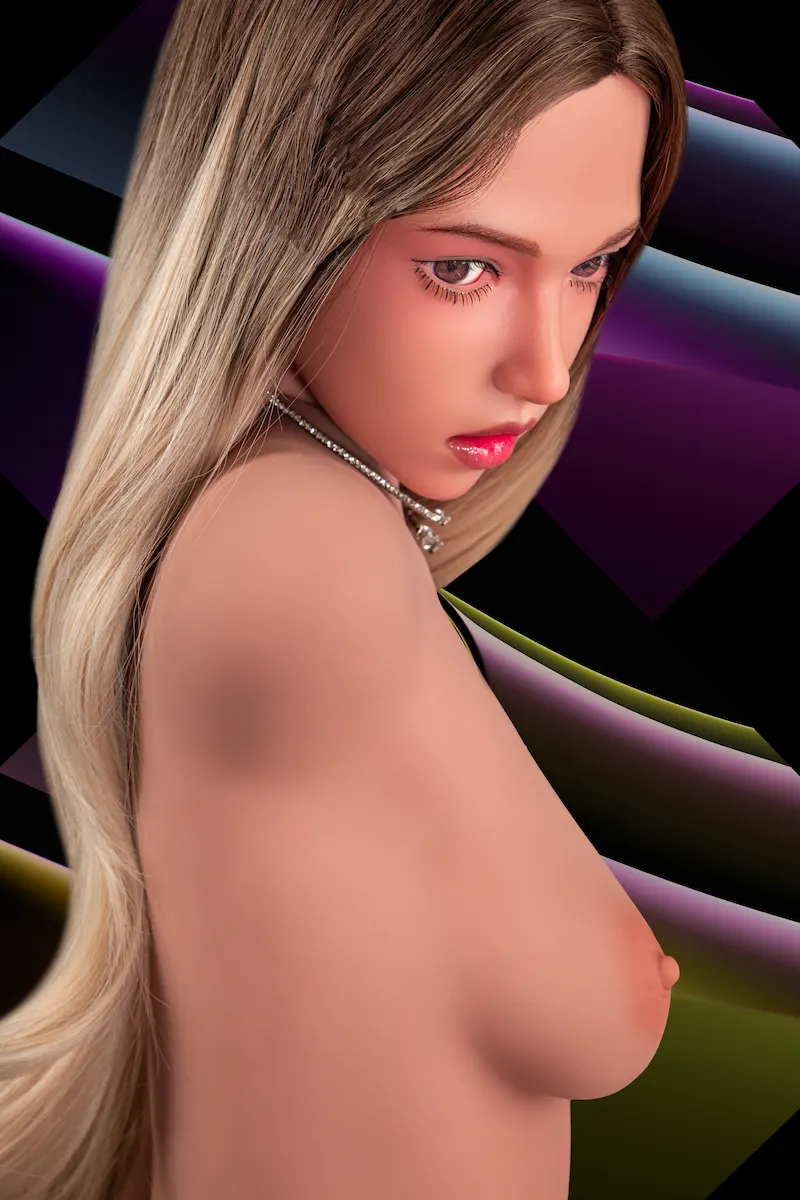Young-sex-doll-877-Grace-with-silicone-head-side-breast-angle
