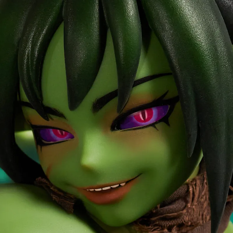 purple eyes goblin sex doll