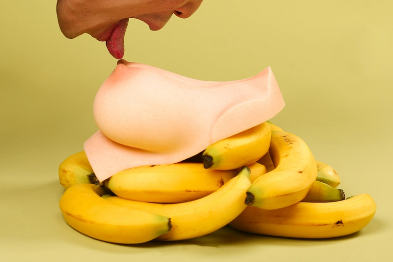 man-tongue-closeup-silicone-breast-model-Si-B-53