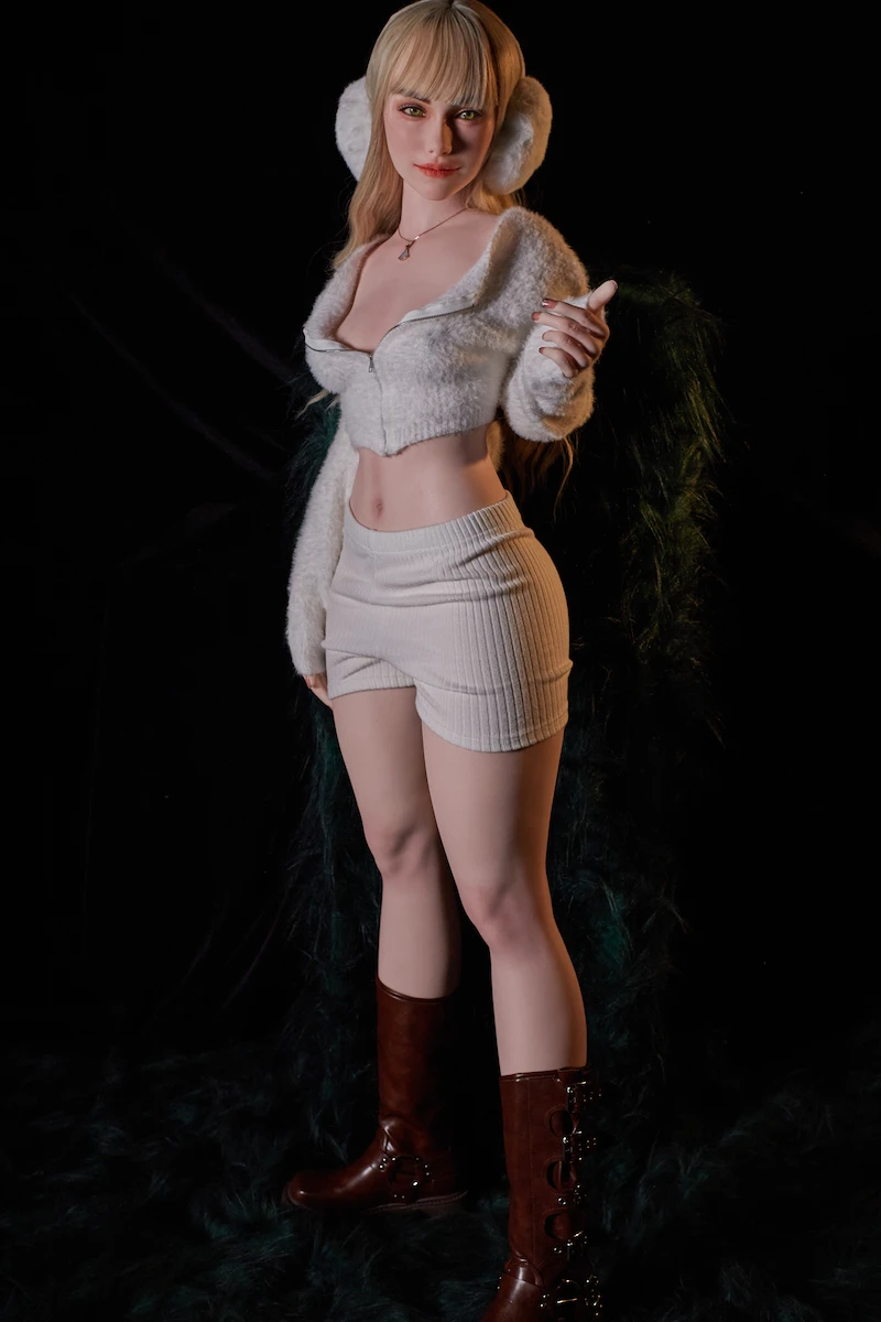 Sex-doll-Imani-raising-right-hand-seductive-pose