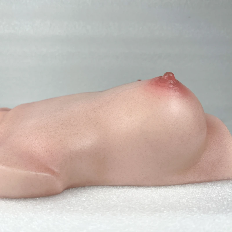 Small-breasts-silicone-toy-Si-B-61-side-chest-view