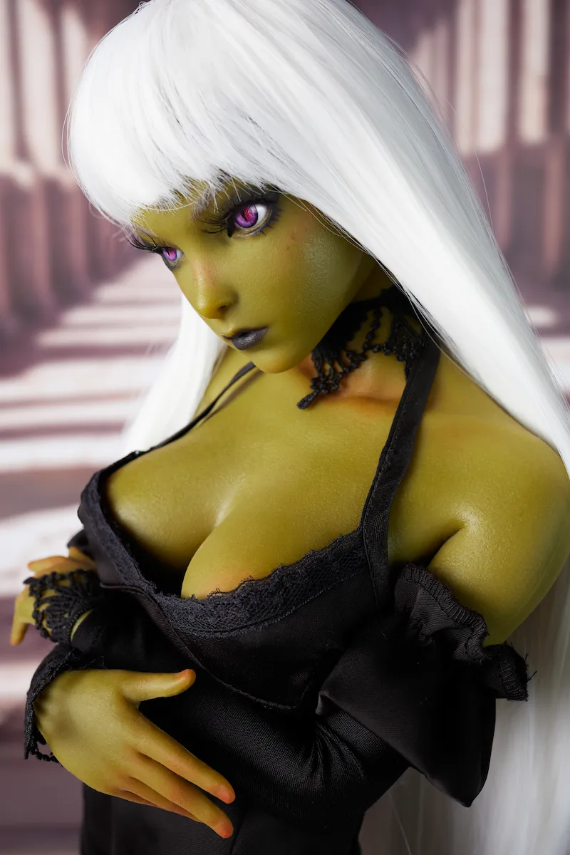 Mini-silicone-sex-doll-Si60cm-L-Momoko-side-face-view