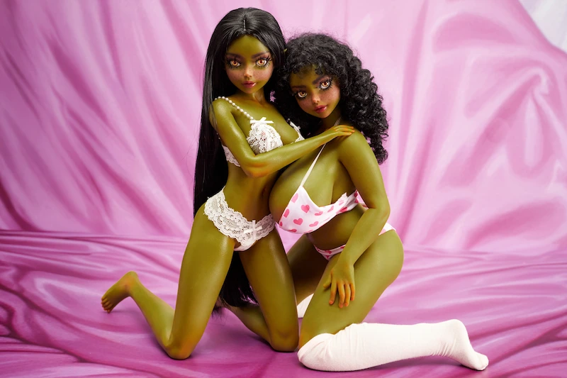 Silicone-mini-sex-doll-Si60cm-X-XL-Hani-kneeling-pose