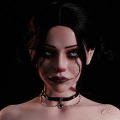 Tasha Halloween makeup-1