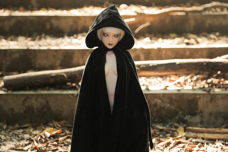 Silicone-mini-sex-doll-black-robe-witch-si60cm-m-momoko