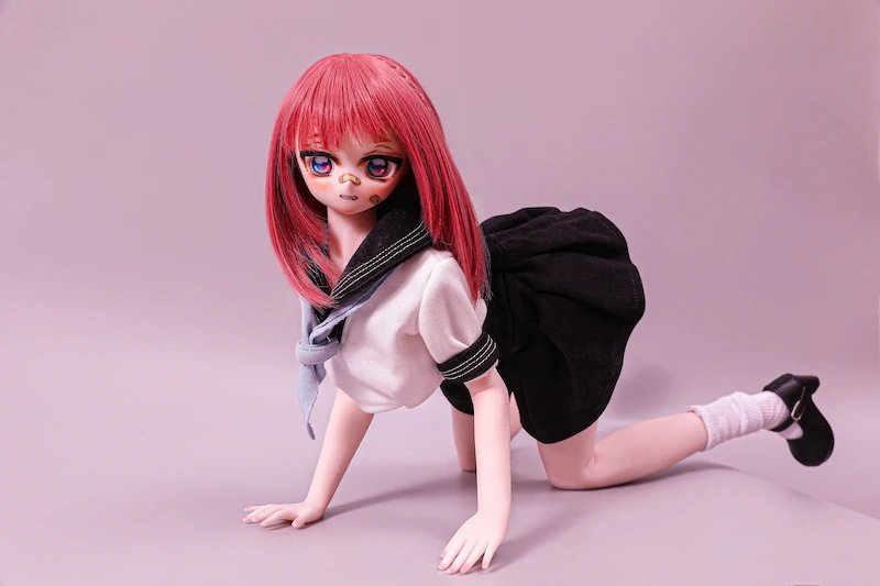 Mini-sex-doll-toy-J60cm-Zapata-kneeling-and-leaning-forward