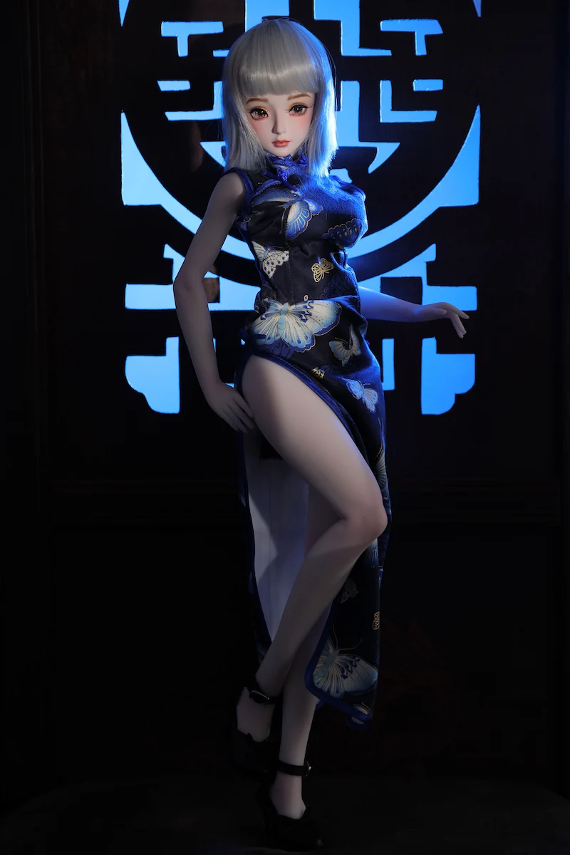 Silicone-mini-sex-doll-leg-up-pose-j60cm-ling