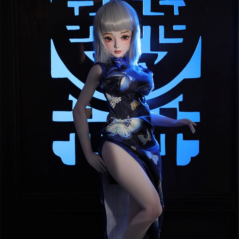 Small-silicone-sex-doll-side-view-display-j60cm-ling