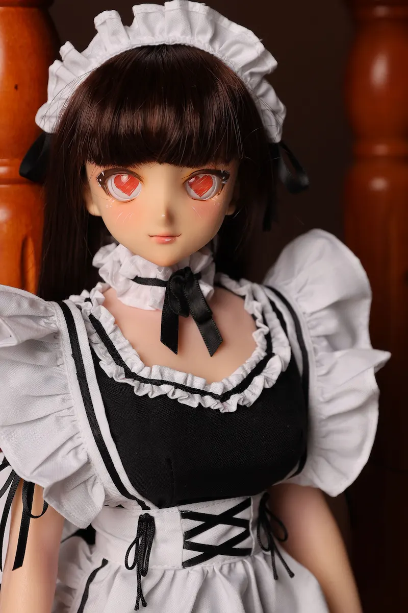 Anime-mini-sex-doll-j60cm-housemaid-face-display