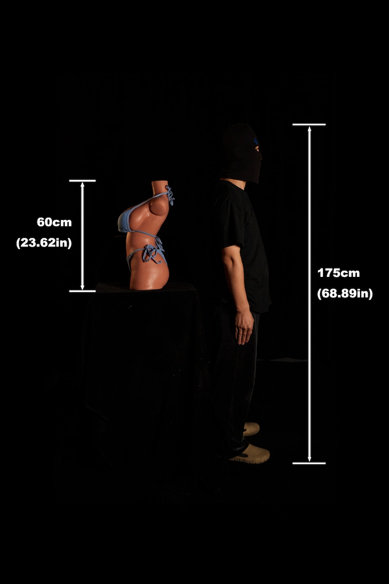 Silicone-sex-torso-ULW-664-side-size-display
