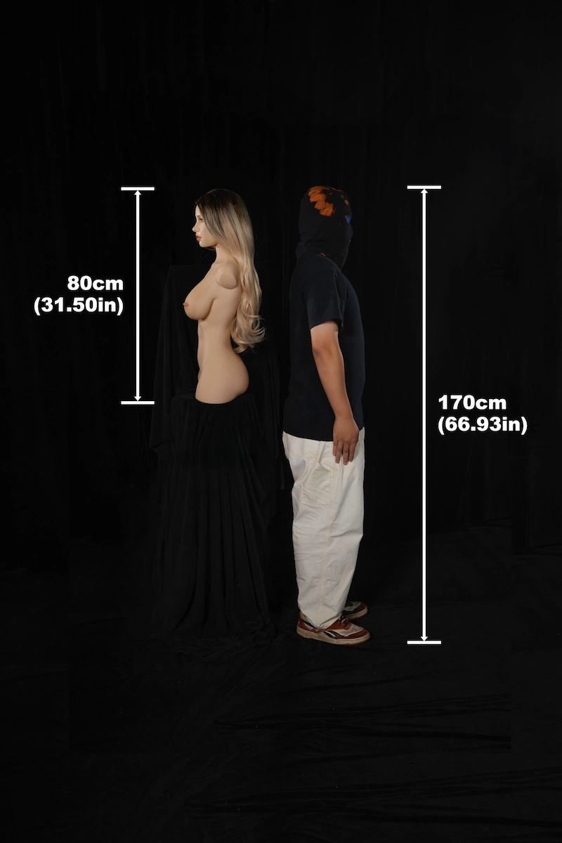 Silicone-sex-torso-ULW-662-miko-side-size-display