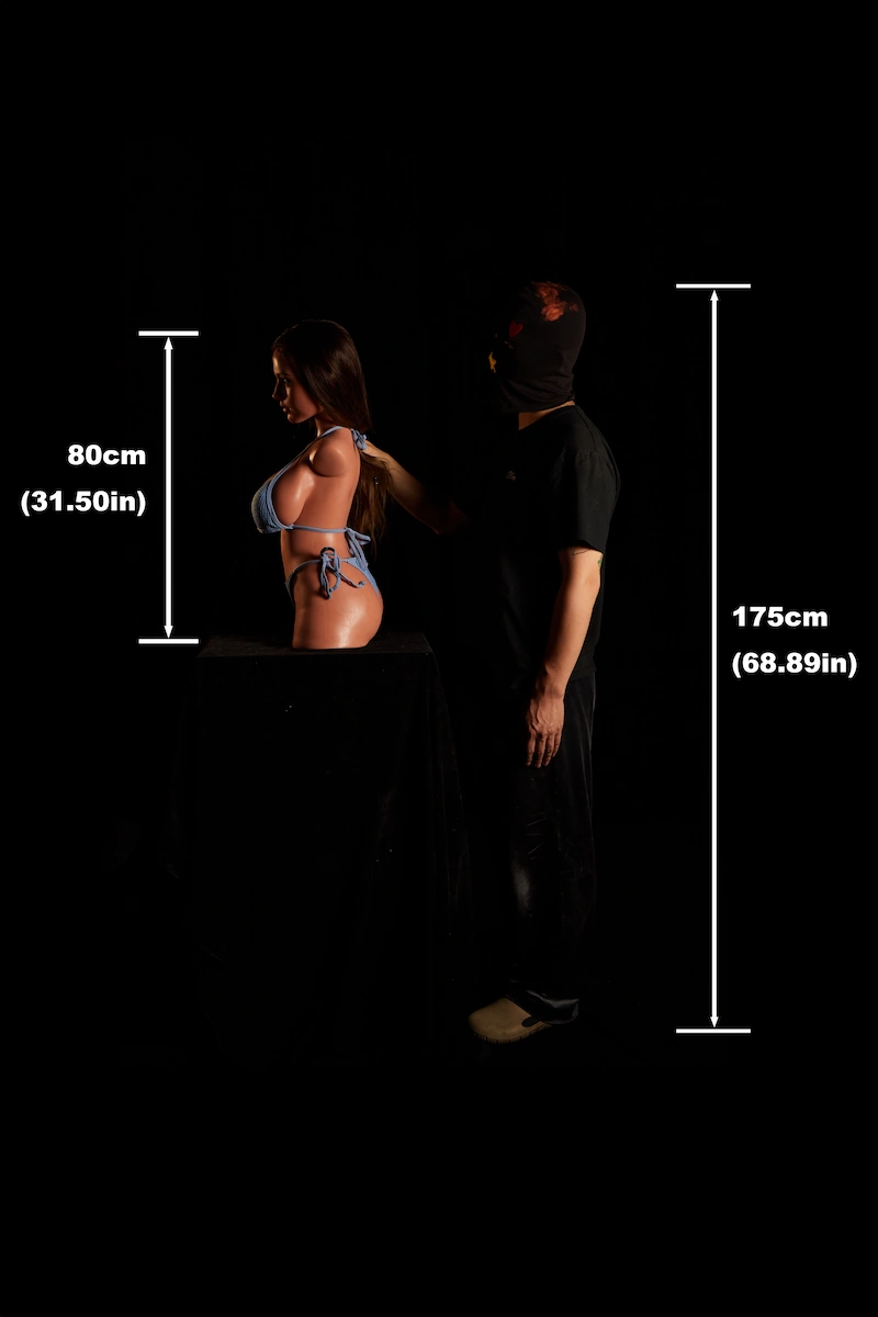 Silicone-sex-torso-ULW-664-eliza-side-size-display