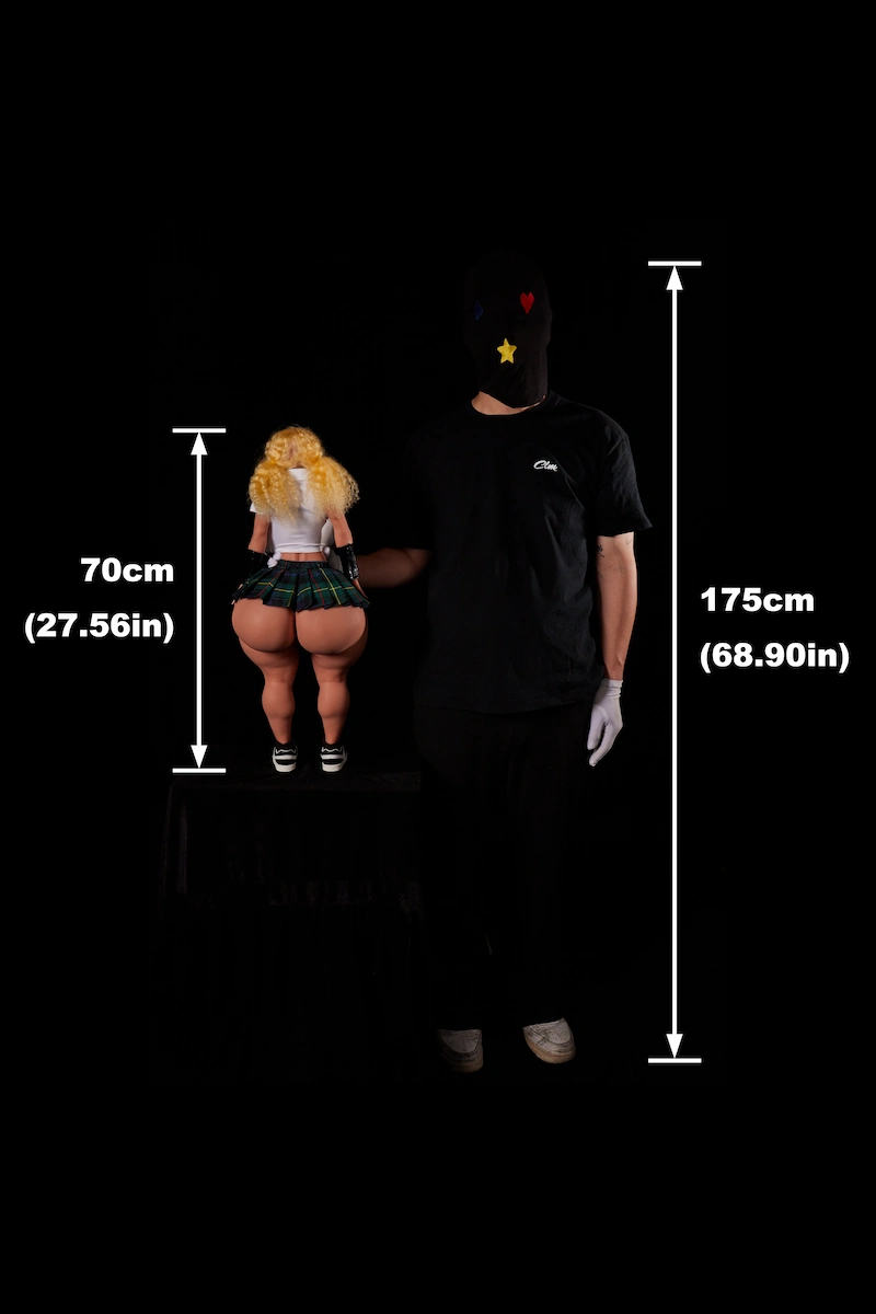 Silicone-mini-sex-doll-si70cm-sp-chace-size-display-back-view
