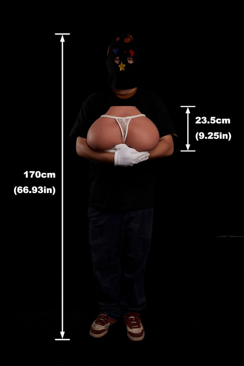 Lifelike-sex-butt-toy-rs-6-black-butt-size-display-back-view