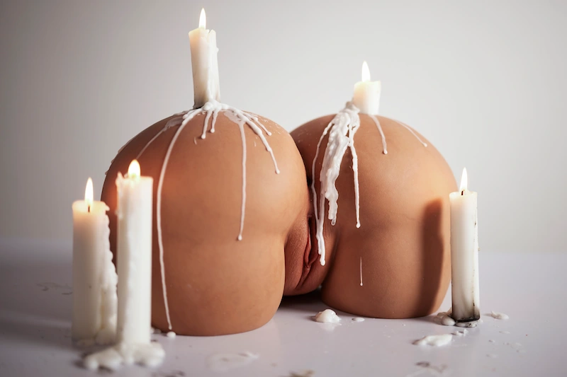 Torso-sex-toy-rs-6-yellow-dripping-wax-art
