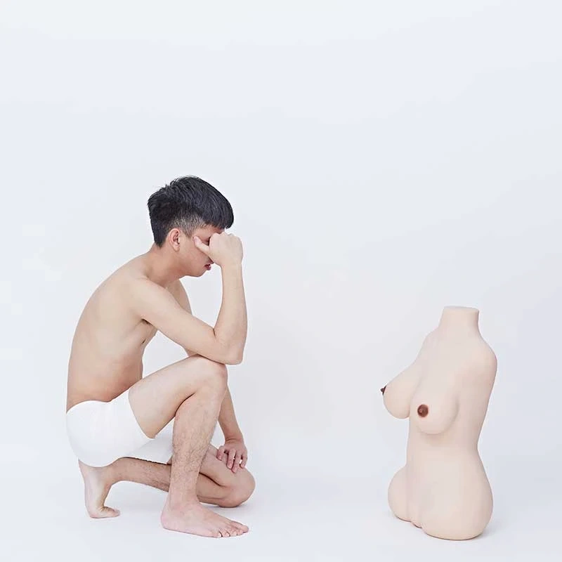 Realistic-female-sex-torso-round-thigh-yellow-man-sitting-for-comparison