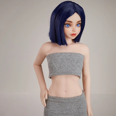 5. blue-short-straight-hair