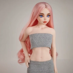 9. Pink-long-curly-hair