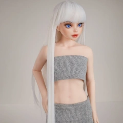 15. White-long-straight-hair
