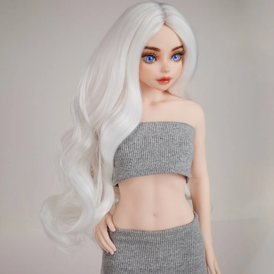 14. white-parted-long-curly-hair