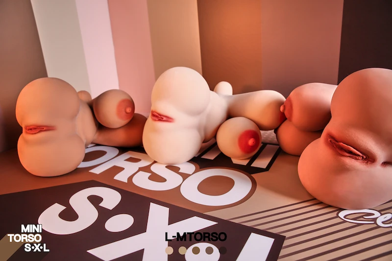 Big-ass-mini-sex-torso-l-mtorso-five-skin-tones-side-lying-view